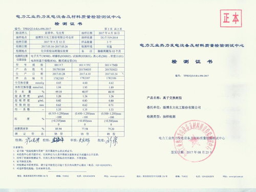 2017年電力入網(wǎng)證001x7檢測(cè)報(bào)告